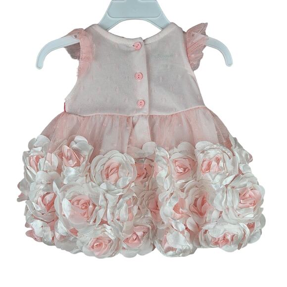 Special Occasion Dress 3-6mo Baby Photo Session Flower Girl Easter Nannette - Picture 2 of 8